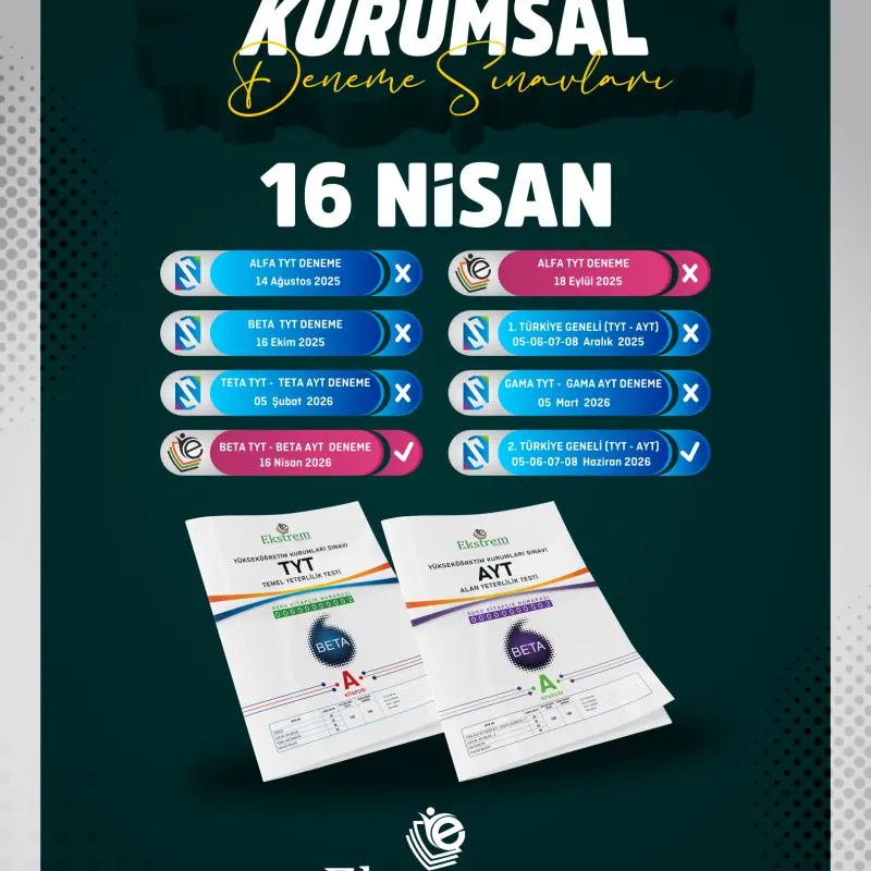 EKSTREM TYT- BETA AYT DENEMESİ