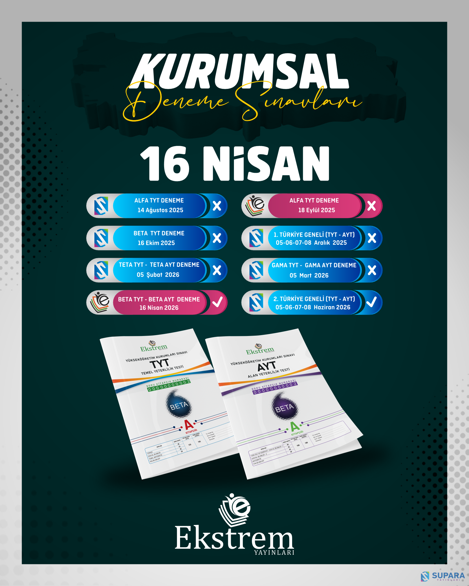 EKSTREM TYT- BETA AYT DENEMESİ